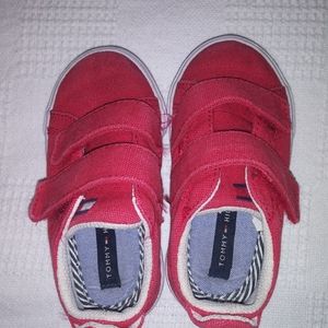 Red toddler sneakers for boys